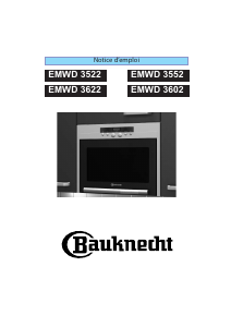 Mode d’emploi Bauknecht EMWD 3622/1SW Micro-onde