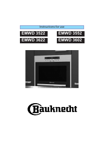 Manual Bauknecht EMWD 3622/1 IN /UK Microwave