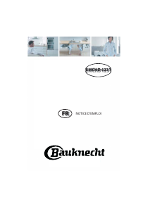 Mode d’emploi Bauknecht EMCHD 6231 IN Micro-onde