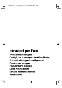 Manuale Bauknecht DDEI 5790 IN Cappa da cucina