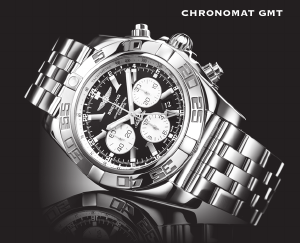 Manual Breitling Chronomat GMT Watch