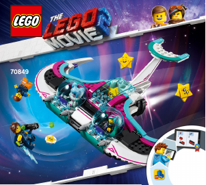 Brugsanvisning Lego set 70849 Movie Graffiti-Kaos stjernejager