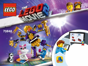 Bedienungsanleitung Lego set 70848 Movie Systar-Party-Crew