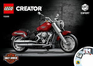 Руководство ЛЕГО set 10269 Creator Harley-Davidson Fat Boy