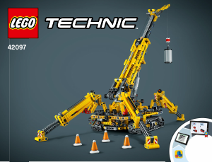 Manuale Lego set 42097 Technic Gru cingolata compatta