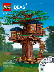 Manual Lego set 21318 Ideas Tree house