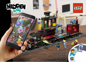 Vadovas Lego set 70424 Hidden Side Vaiduoklių ekspresas