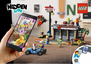 Brugsanvisning Lego set 70422 Hidden Side Angreb på rejerestauranten