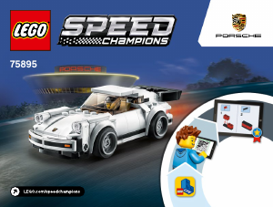 Käyttöohje Lego set 75895 Speed Champions 1974 Porsche 911 Turbo 3.0