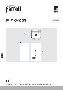 Manual Ferroli DOMIcondens F 24 Gas Boiler