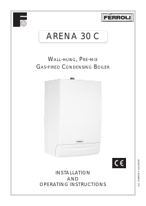 Manual Ferroli Arena 30 C Gas Boiler