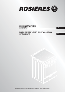 Manual Rosières RCV 5471 PN Range