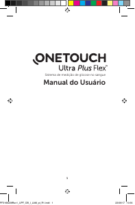 Manual OneTouch Ultra Plus Flex Medidor de glicemia