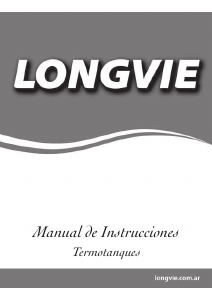 Manual de uso Longvie T4050C Calentador de agua