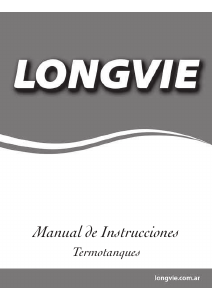 Manual de uso Longvie T4110 Calentador de agua