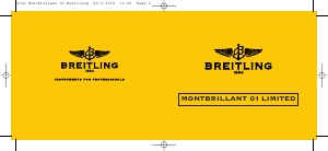 Mode d’emploi Breitling Montbrillant 01 Limited Montre