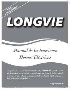Manual de uso Longvie HE6900G Horno