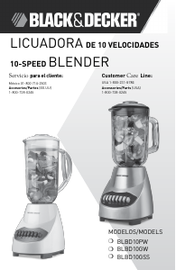 Manual Black and Decker BLBD10PW Blender