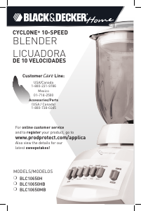 Manual Black and Decker BLC10650HB Blender