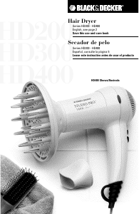 Manual de uso Black and Decker HD200 Secador de pelo