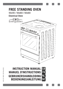 Mode d’emploi Everglades EVCK037 Cuisinière