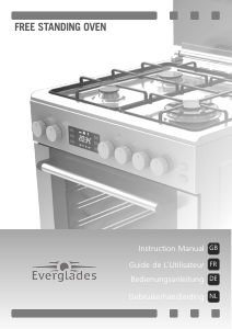 Mode d’emploi Everglades EVCK040 Cuisinière