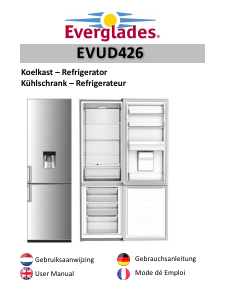 Manual Everglades EVUD426 Fridge-Freezer