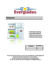 Mode d’emploi Everglades EVTD301 Réfrigérateur