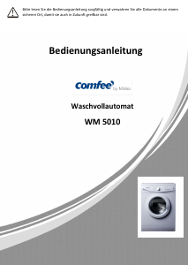 Bedienungsanleitung Comfee WM 5010 Waschmaschine