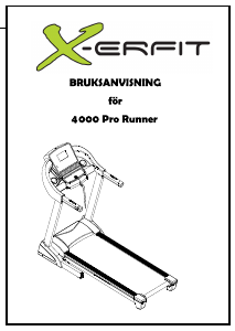 Bruksanvisning X-erfit 400 Pro Runner Löpband
