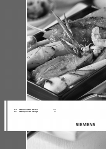 Manual de uso Siemens EH801TB11 Placa