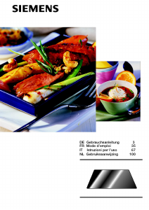 Mode d’emploi Siemens EH767501 Table de cuisson