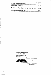 Mode d’emploi Siemens ET73T54EU Table de cuisson