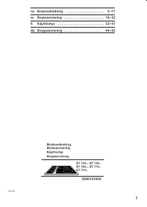 Brugsanvisning Siemens ET715601E Kogesektion