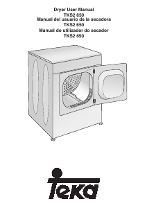 Manual Teka TKS2 650 Máquina de secar roupa