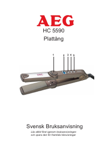 Bruksanvisning AEG HC 5590 Plattång