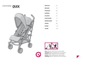 Handleiding Concord Quix Kinderwagen