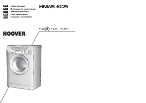 Handleiding Hoover HNWS 6125-03TROP Was-droog combinatie