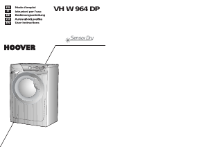 Manuale Hoover VH W964DP-37S Lavasciuga