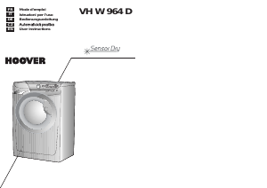 Manual Hoover VH W964DP-47 Washer-Dryer