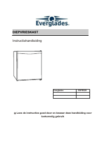 Handleiding Everglades EVFR529 Vriezer