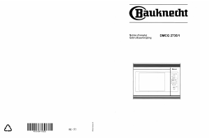 Handleiding Bauknecht DMCG 5535 IN Magnetron