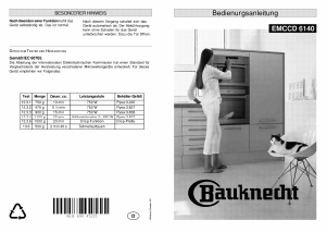 Bedienungsanleitung Bauknecht EMCCD 6140 AL Mikrowelle