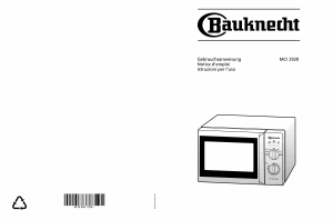 Manuale Bauknecht MCI 2920 BR Microonde