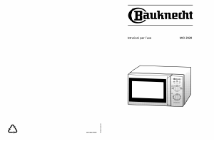 Manuale Bauknecht MCI 2920 WS Microonde