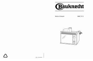 Mode d’emploi Bauknecht MNC 3113 INOX Micro-onde