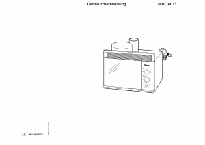 Bedienungsanleitung Bauknecht MNC 4013/1 SW Mikrowelle