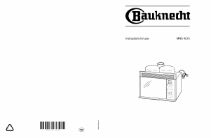 Manual Bauknecht MNC 4213/WS Microwave