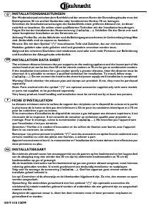 Manual de uso Bauknecht DDB 5390 AL Campana extractora