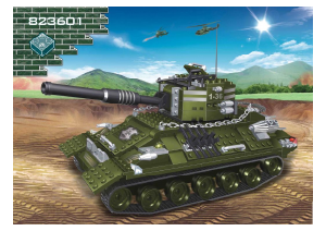 Handleiding BanBao set 8236 Army Centurion tank